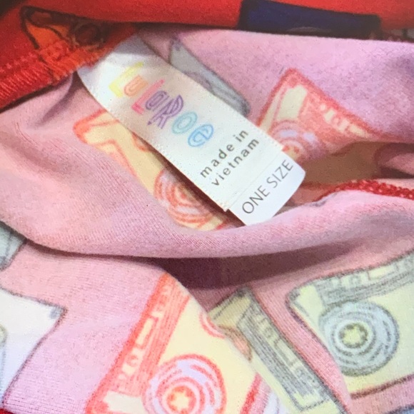 Retro cassette tape NWT one size leggings! - Picture 3 of 4